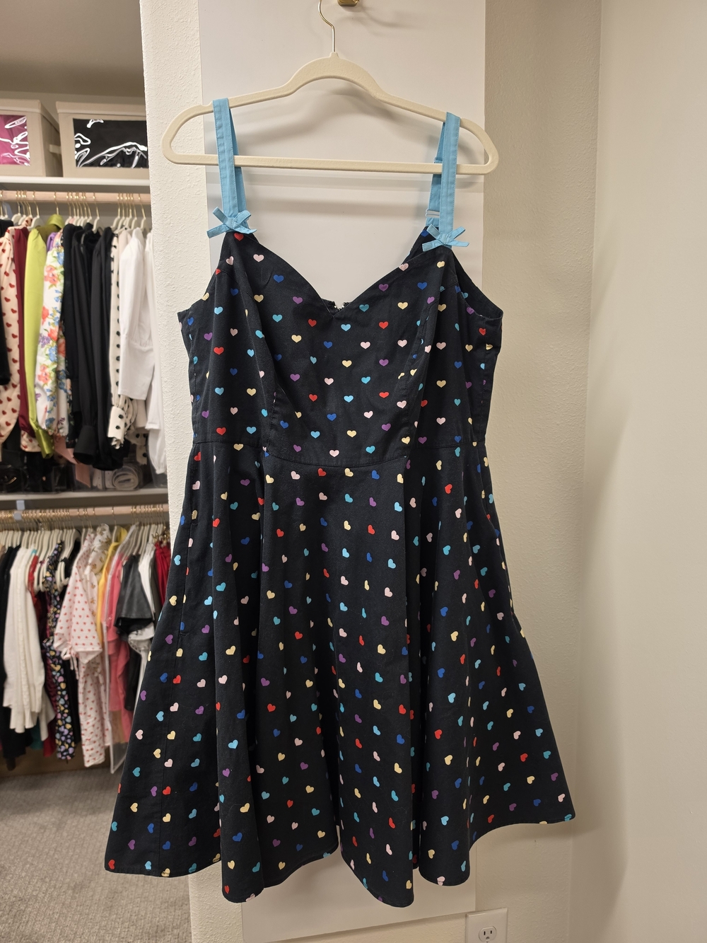 Hell Bunny True Love Rainbow Heart Dress
